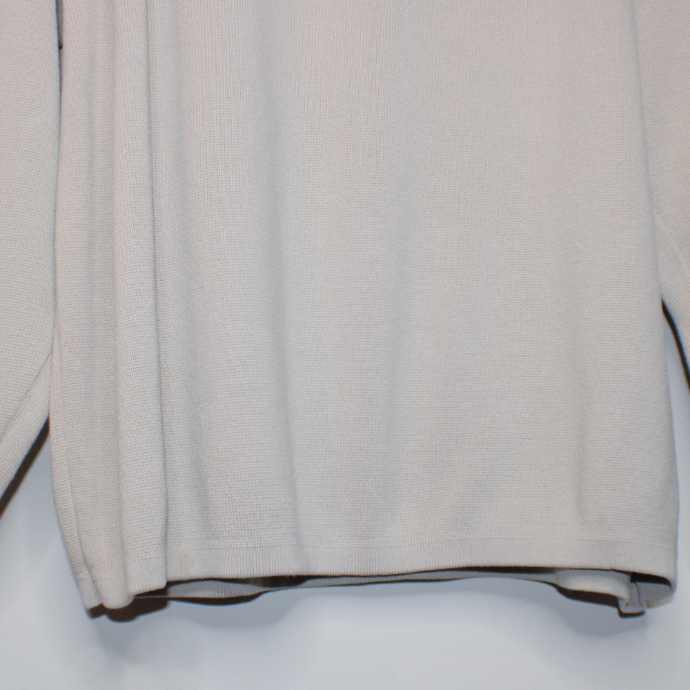 Timberland Light Gray Knit Grandpa Sweater 2XL - Picture 10 of 11